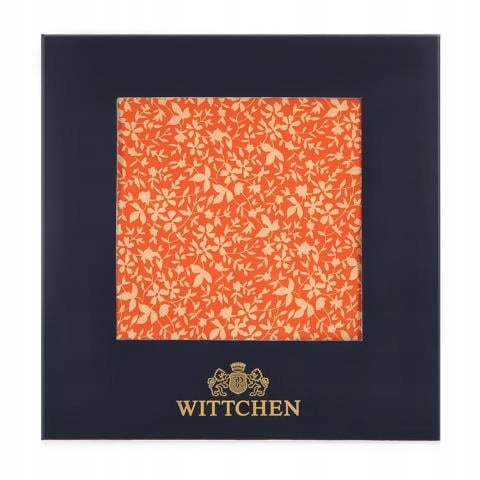 WITTCHEN poszetka jedwabna w żółte kwiaty Materiał dominujący jedwab