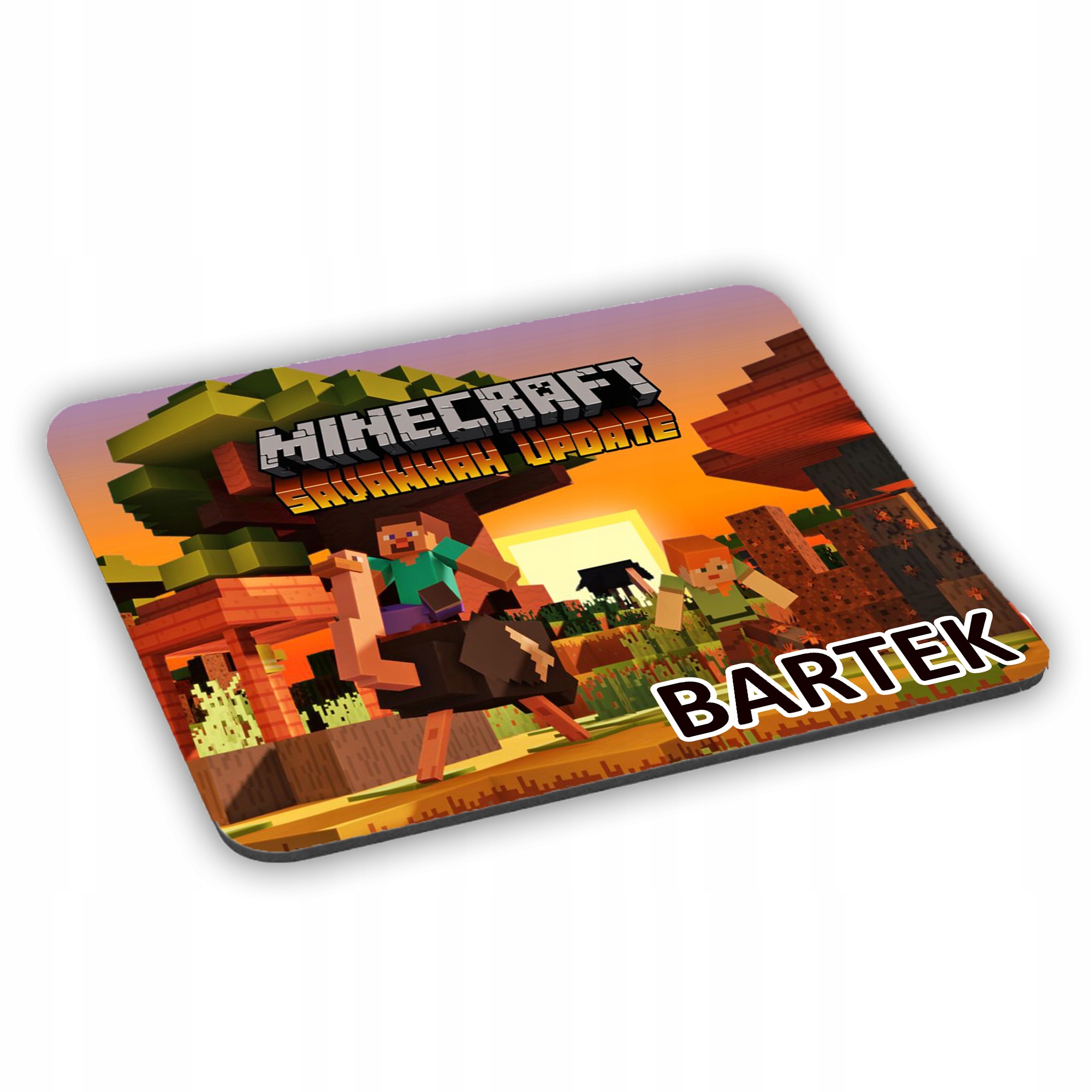 Podkładka pod mysz MINECRAFT + IMIĘ/NAPIS GRATIS!