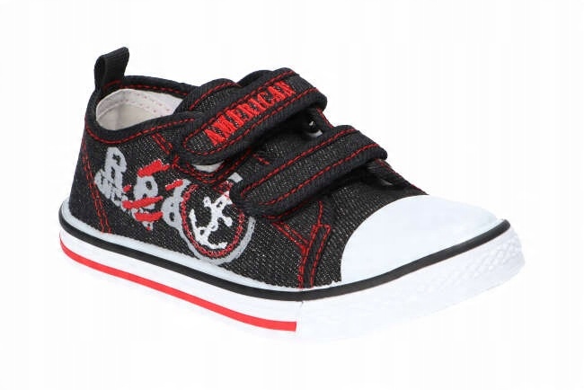 

American Club TEN57 Tenisówki Trampki Rzep Bk 29
