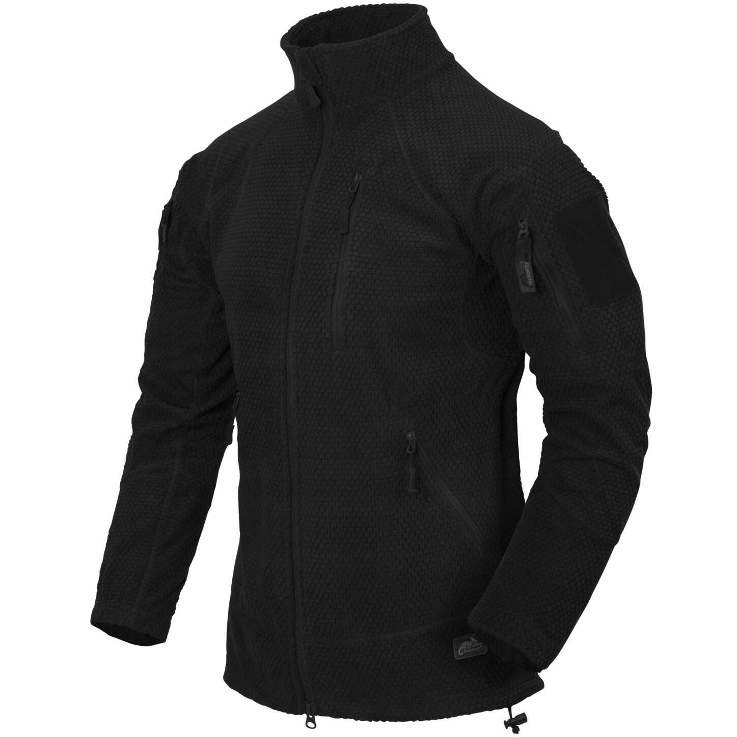 Mikina Fleecová Polar Helikon Alpha Tactical Grid Fleece Černá vel. Xs