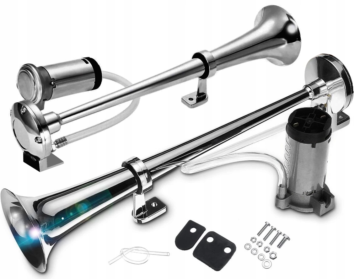 

Fanfara Klakson Chrom Głośna Jak Tir Kompresor