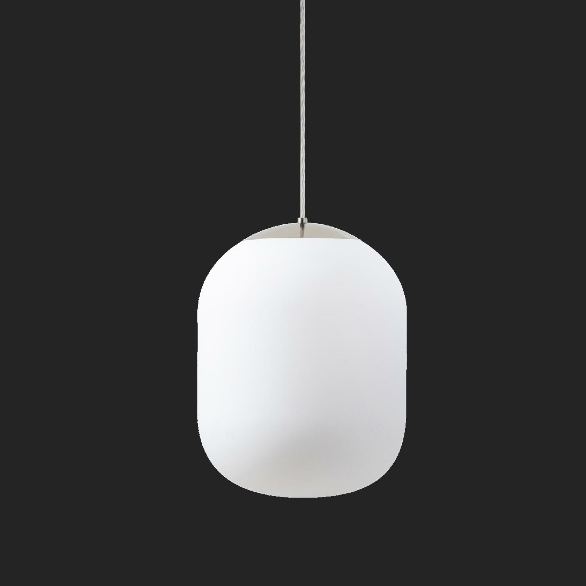 Osmont 62887 Tania S1 Hp závesné sklenené svietidlo nerez leštená biela IP4