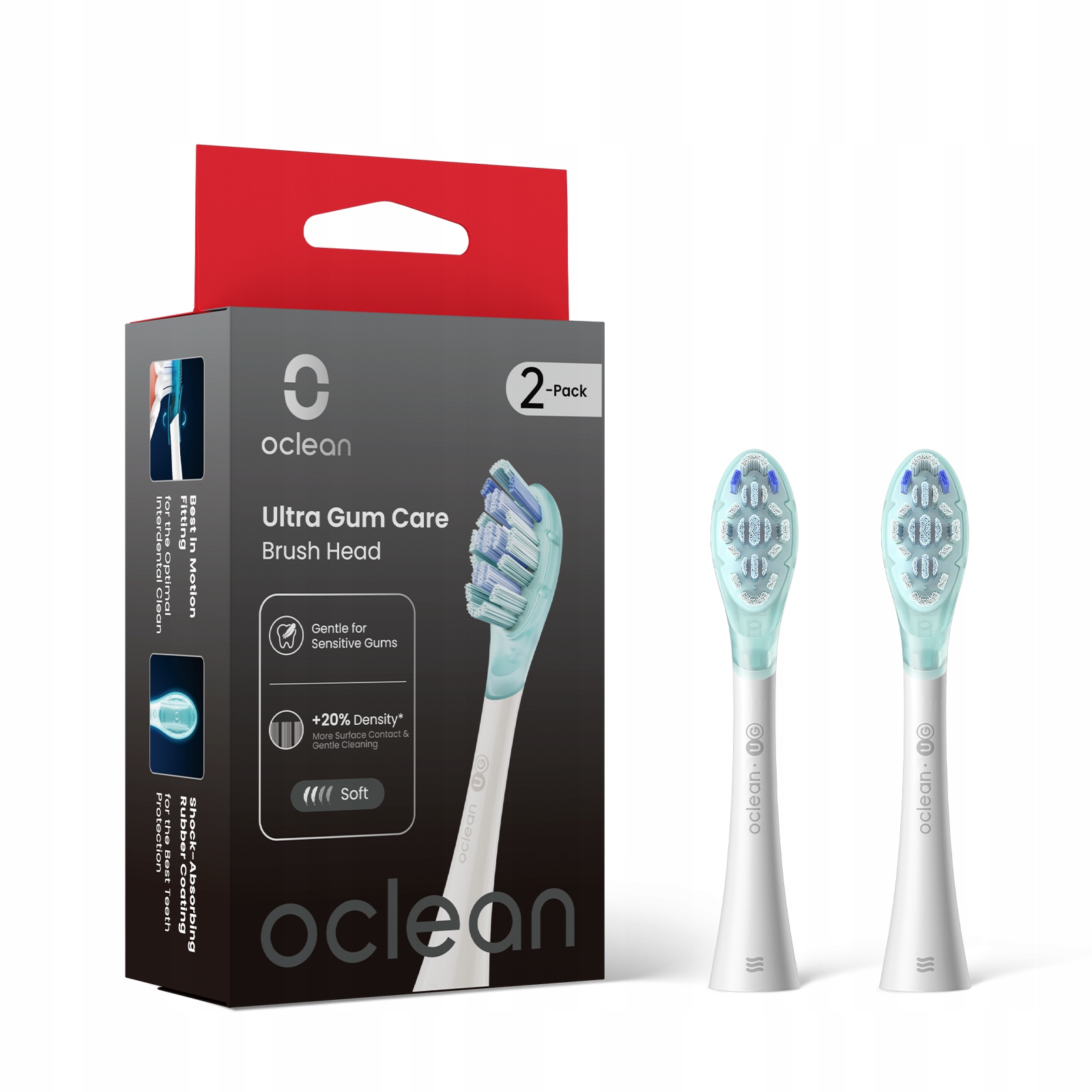 Końcówka szczoteczki Oclean Ultra Gum Care Biały (2 szt.)