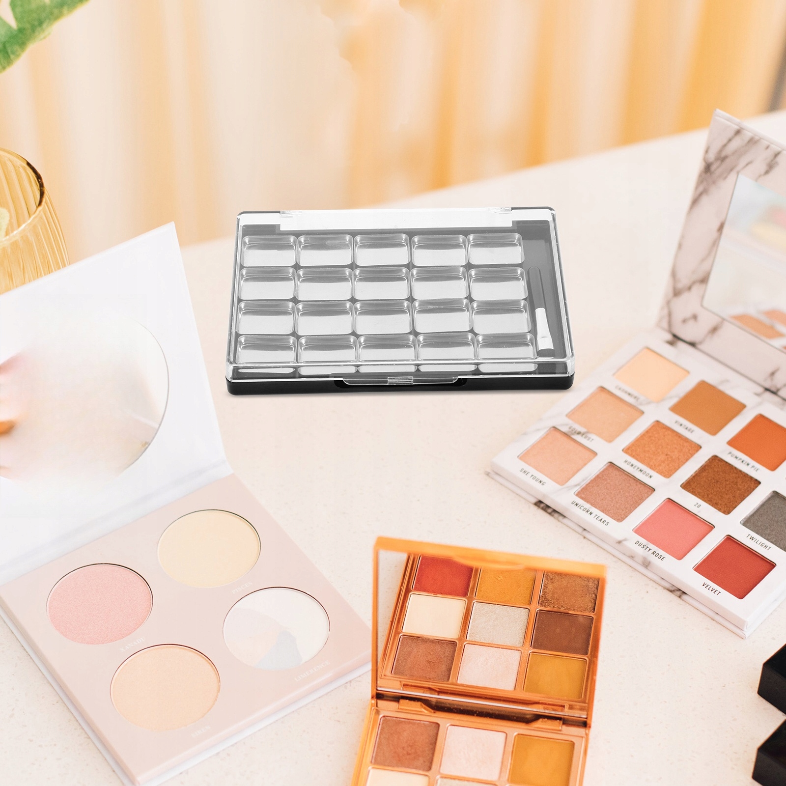 KWADRATOWA PALETA CIENI DO POWIEK MAGNETYCZNA Marka bez marki