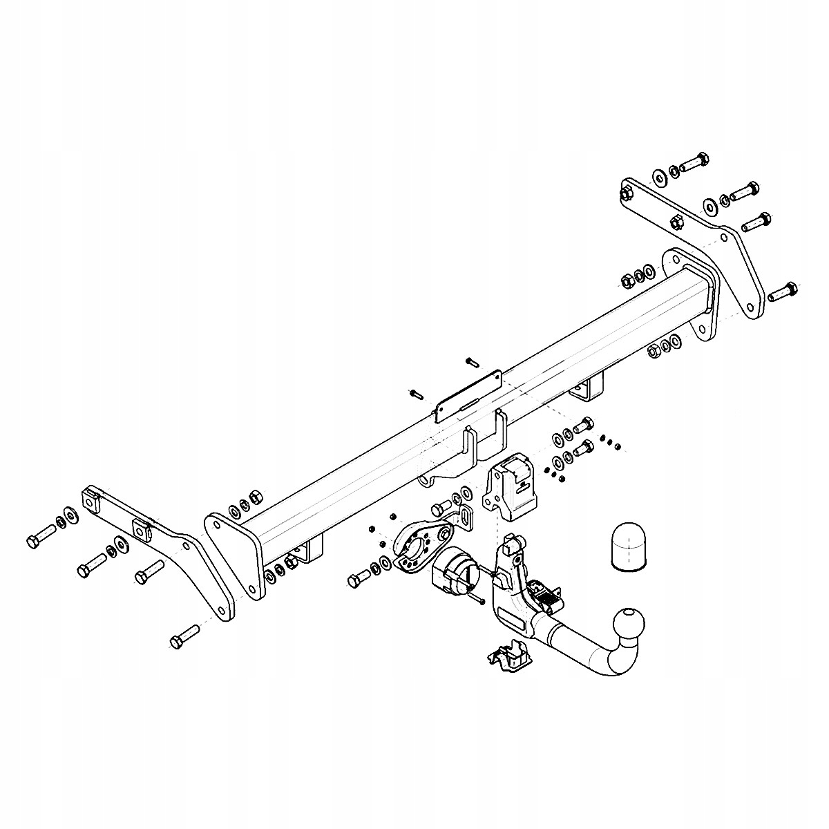 Hak holowniczy Wypinany Kia Sportage V NQ5 SUV od 21 MODUŁ 13 PIN GRATIS Producent Steinhof