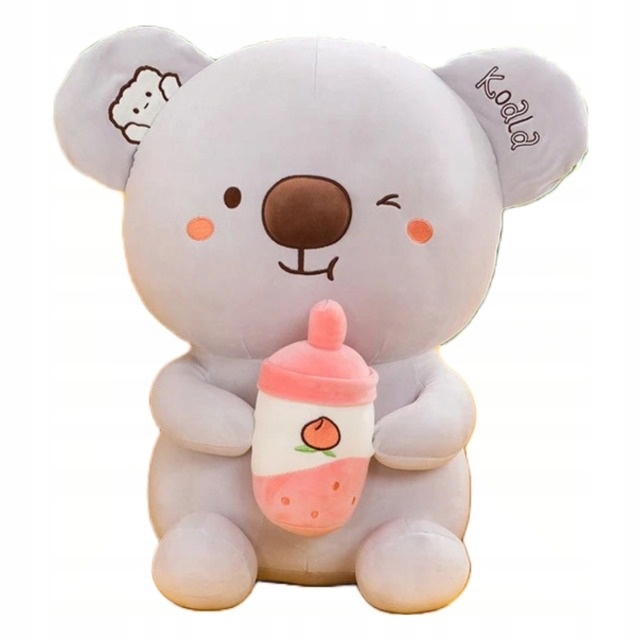 

Maskotka Pluszak Miś Koala Popielata Różowa 23 cm