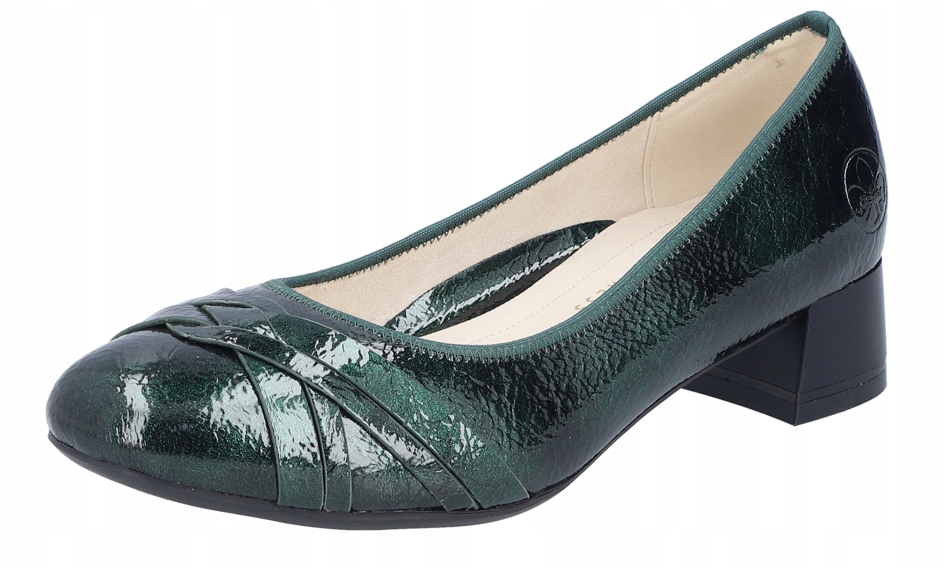 Rieker 45068-54 vel.37 zelené polobotky, polobotky