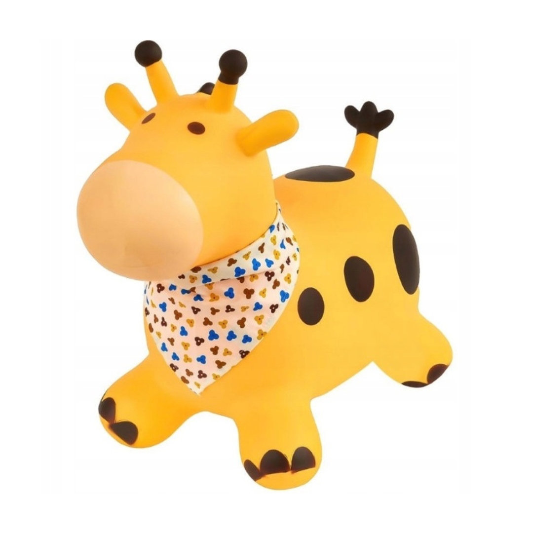 Skoczek Dla Dzieci Żyrafa Żyrafka Gumowa Do Skakania Żółta z Bandaną 12m+ EAN (GTIN) 5907478643850