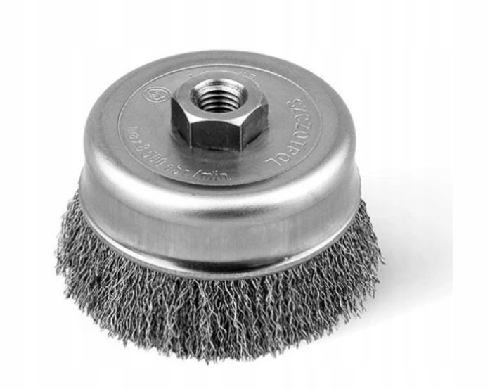 SZCZOTKA DOCZOŁOWA DRUCIANA 80 DO SZLIFIERKI M14