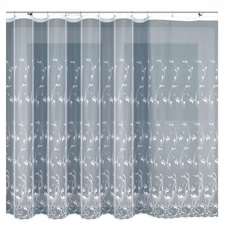 Mg Záclona žakár 35643 Bílá 350x160 cm hotová s páskou M