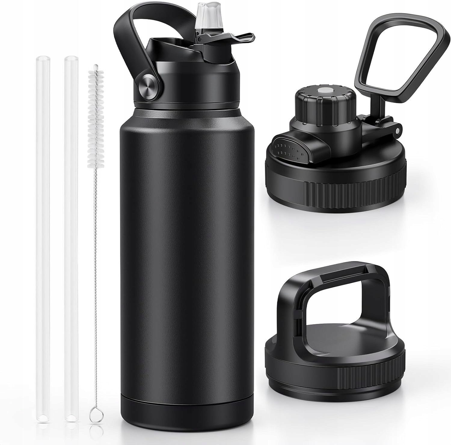 BUTELKA IZOLOWANA BUTELKA NA WODĘ 950ML, SPORTOWA BUTELKA DO PICIA Z SŁOMKĄ Kod producenta Termos Próżniowy