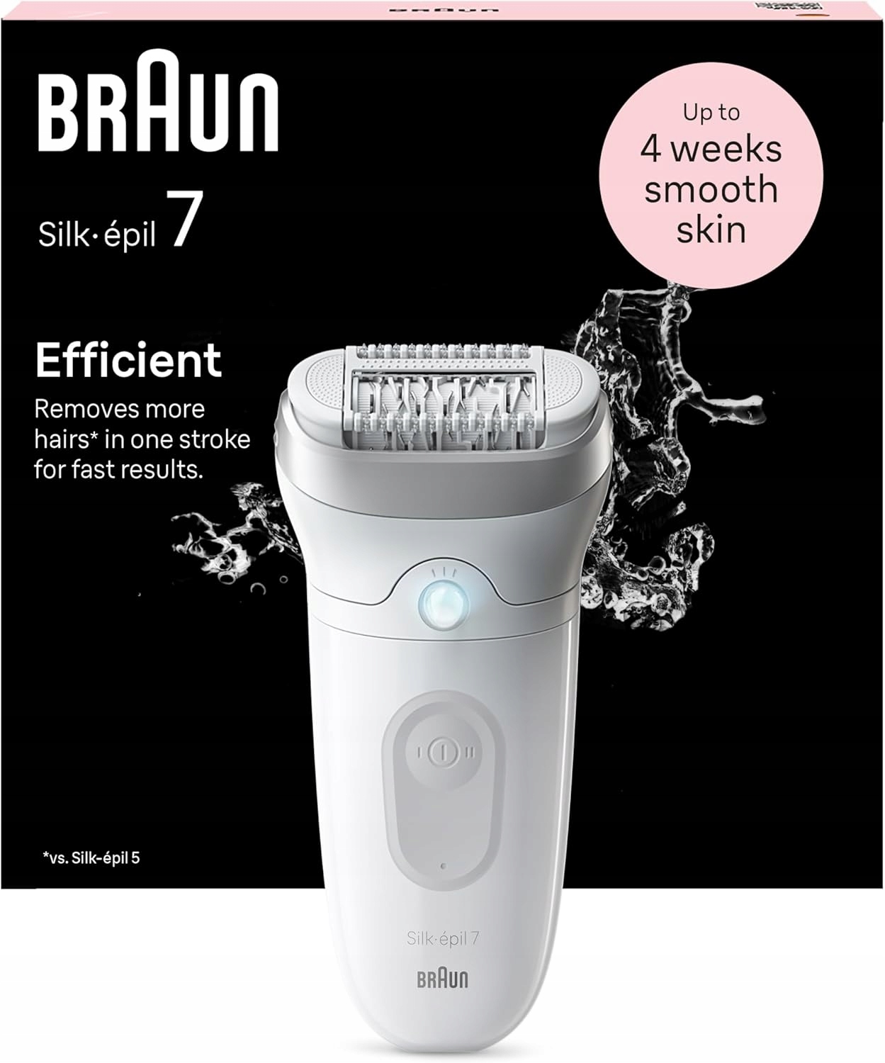 Depilátor na mokro i sucho Braun Silk-épil 7 7-011 bílý/stříbrný