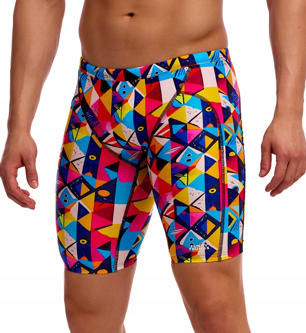 Kraťasy na plavání Jammery Funky Trunks Broken Blox S (UK32)