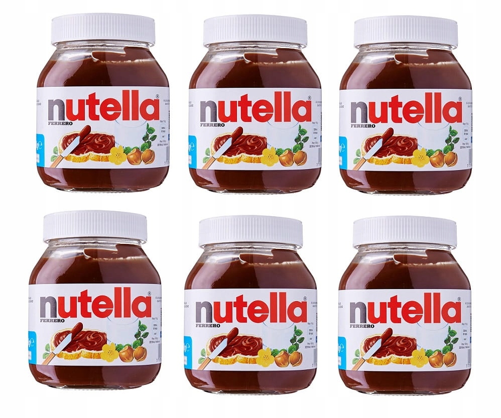 Levně Pomazánkový krém Nutella 825g x 6 (6 kusů)