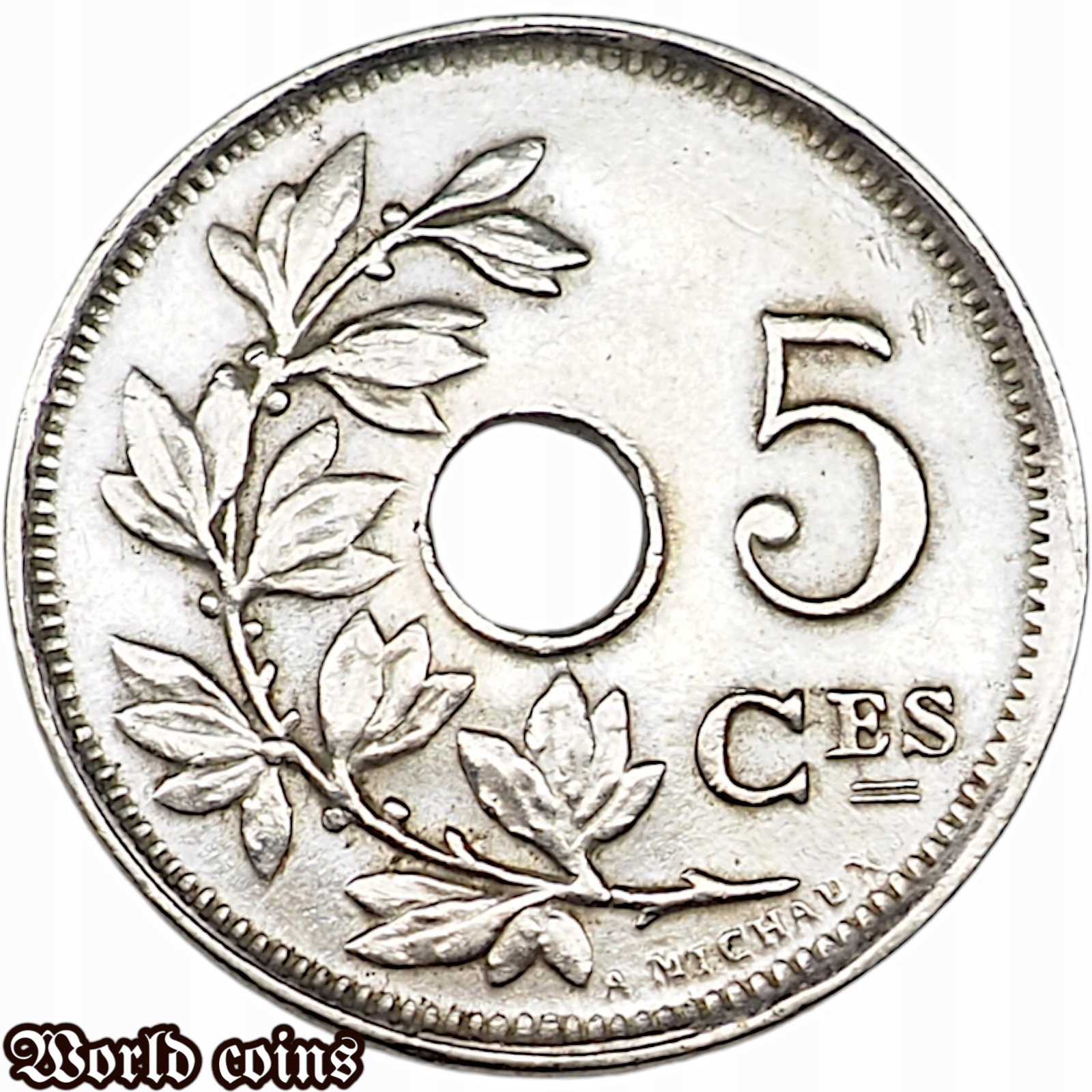 5 CENTYMÓW 1922 BELGIQUE - BELGIA