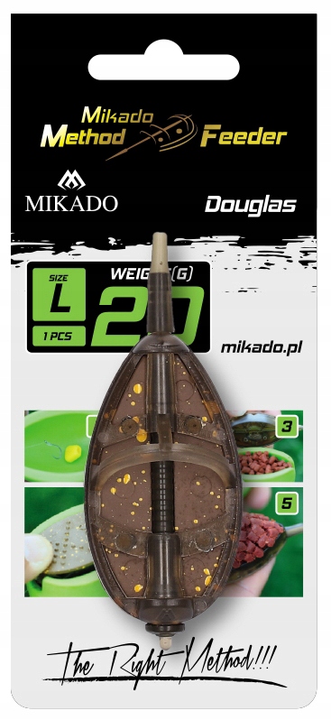 Koszyk Zanętowy Mikado Douglas 20,00g 1 L