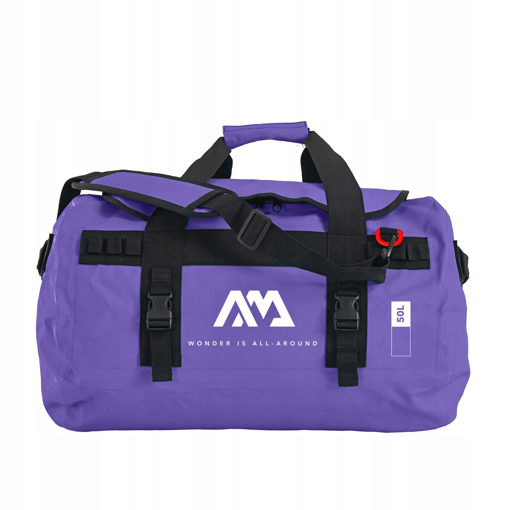 Torba wodoodporna Aqua Marina Duffle 50l fioletowa nieprzemakalna szczelna