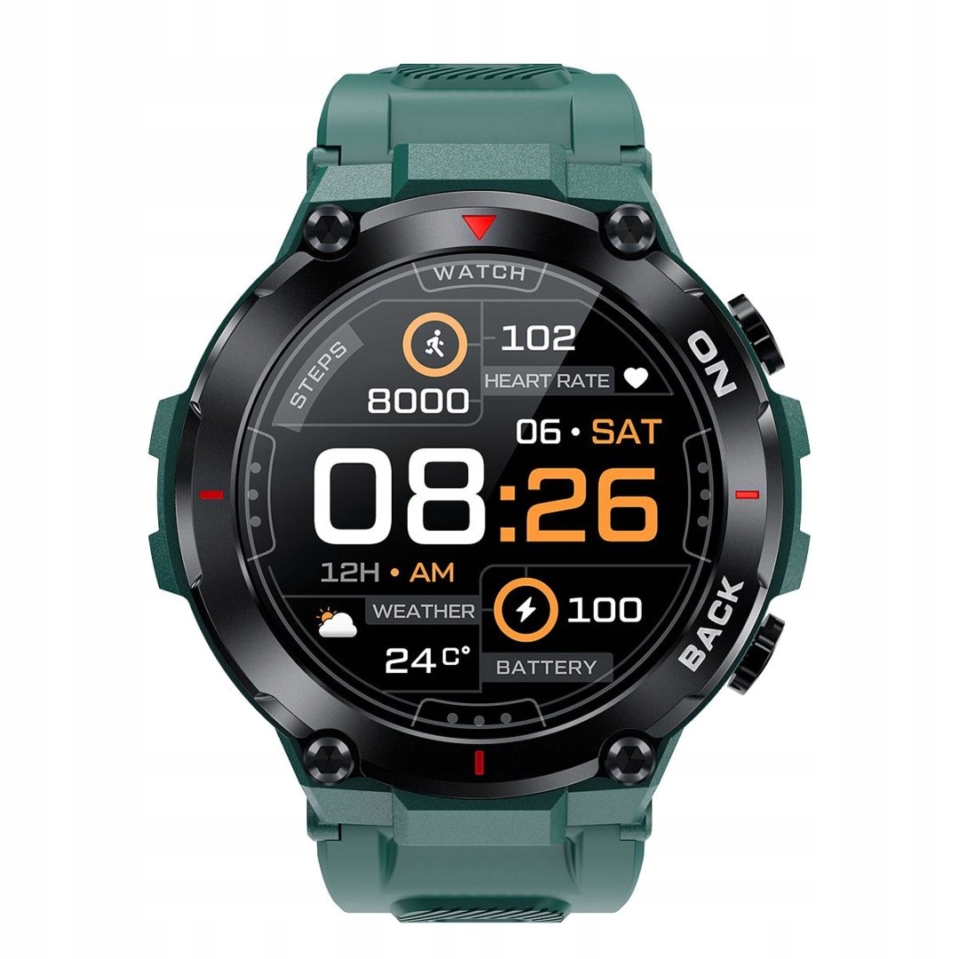 Smartwatch Giewont GW460-2 Zielony GPS Model inny