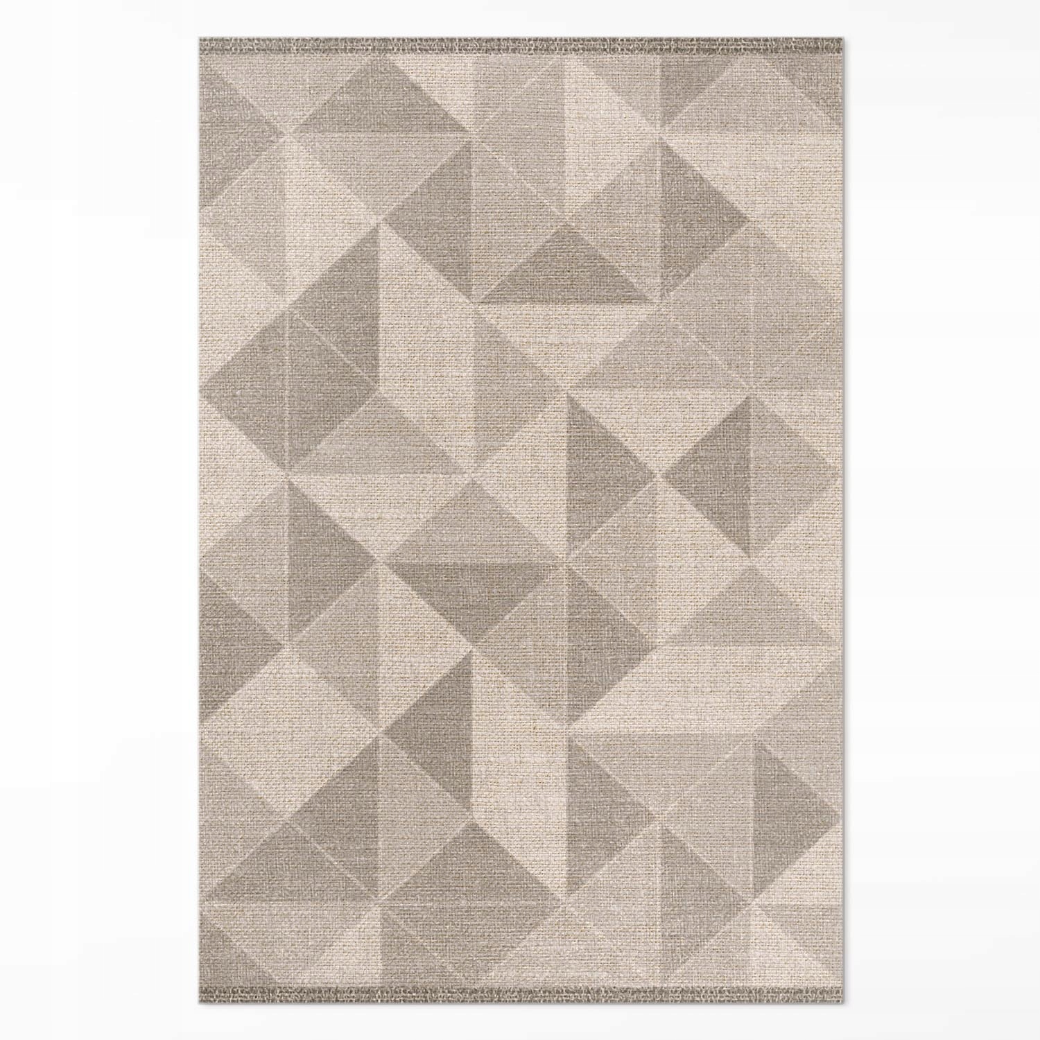 Moderný vinylový koberec do jedálne Rozmer: 80 x 120 cm Trojuholníky a štvorce