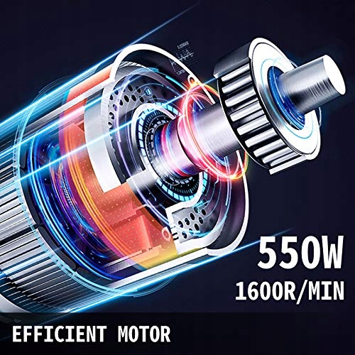 VEVOR Elektryczna Krajalnica Do Warzyw 550W 6 Tarcze Profesjonalna — miniatura 3