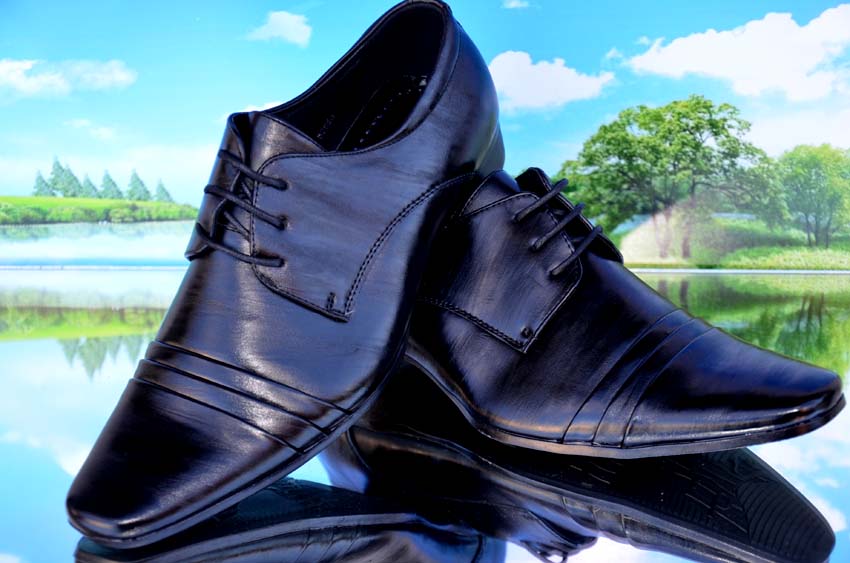 BUTY WIZYTOWE SPORTOWE WYJŚCIOWE MĘSKIE KLASYCZNE WESELE BIZNESOWE PÓŁBUTY Rozmiar 41 1/3