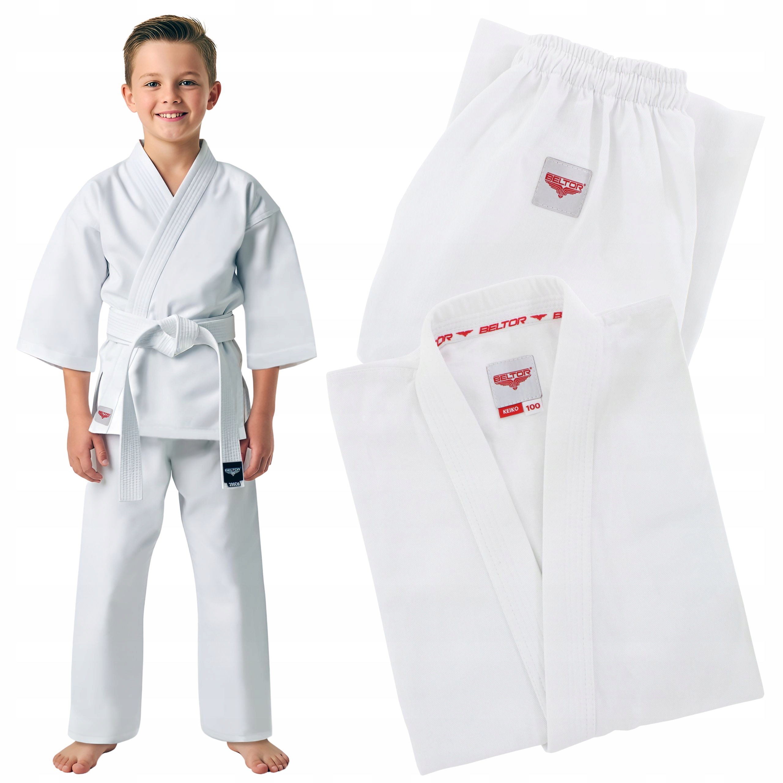 Beltor Kimono Karate All Style Karatega Keiko 10oz 100 cm Polskie