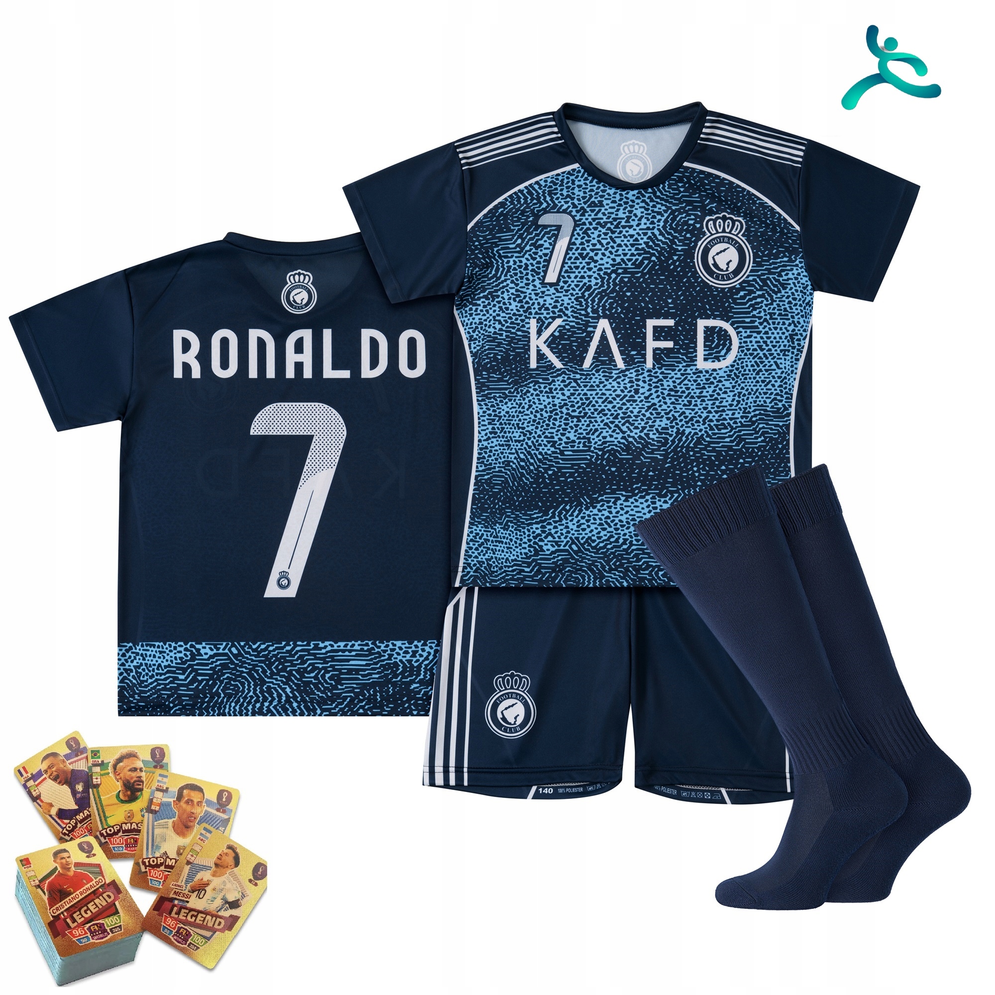 Fotbalové oblečení komplet dárek Ronaldo vel. 146
