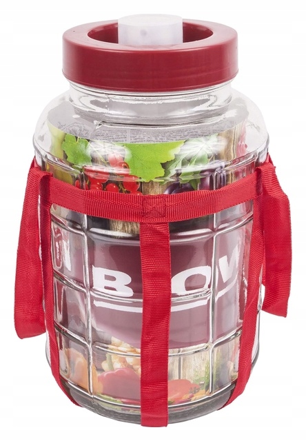 

Uniwersalny słój do wina i przetworów Biowin 5 L