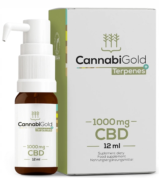 

CannabiGold Terpenes+ 1000 mg 10% Cbd Olejek 12 ml