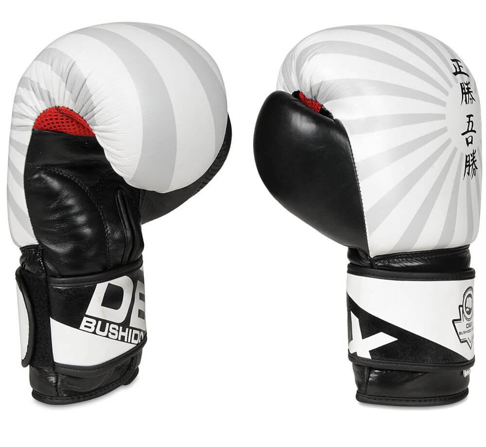 RĘKAWICE BOKSERSKIE SPARINGOWE TRENINGOWE SKÓRA NATURALNA DBX BUSHIDO 12 oz Model B-2v8