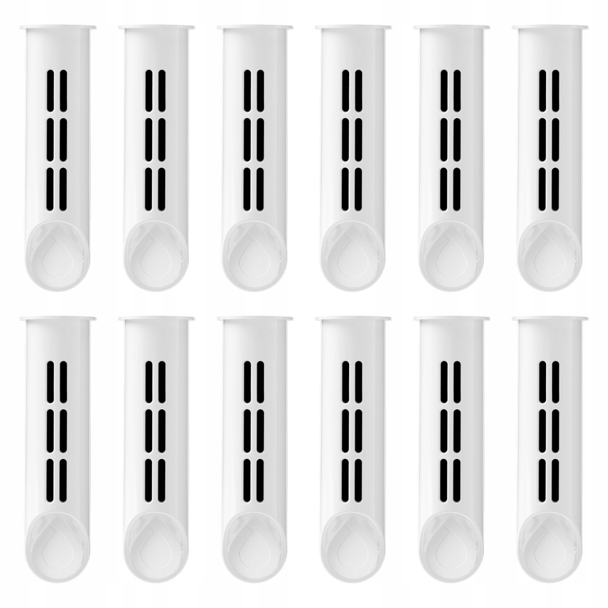 Zestaw 12 Filtrów do Butelki Filtrującej Dafi Soft i Solid Biały