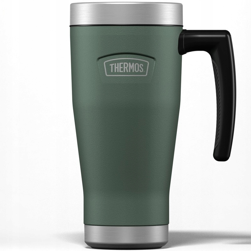 Termokubek Thermos Icon, kubek termiczny z rączką, 470 ml zielony