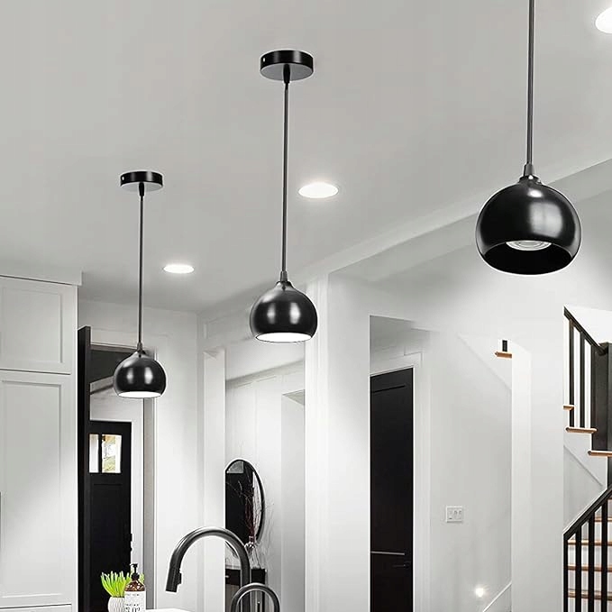 Podsufitka metalowa pojedyncza czarna Marka Inna