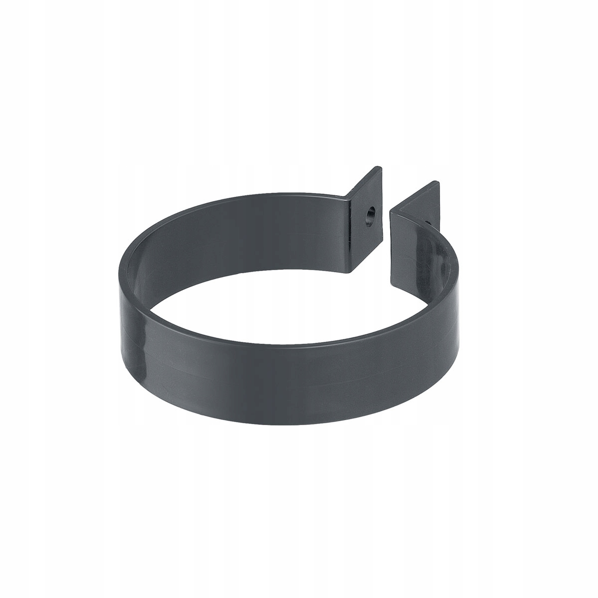 OBEJMA rury spustowej 90mm PVC Grafit