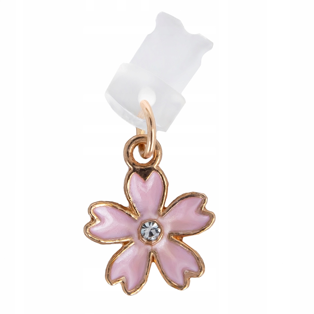 ZATYCZKA ZAŚLEPKA ZAWIESZKA PRZECIW KURZOWI DO IPHONE KWIAT I SERCE 2SZT Marka Smart-Tel