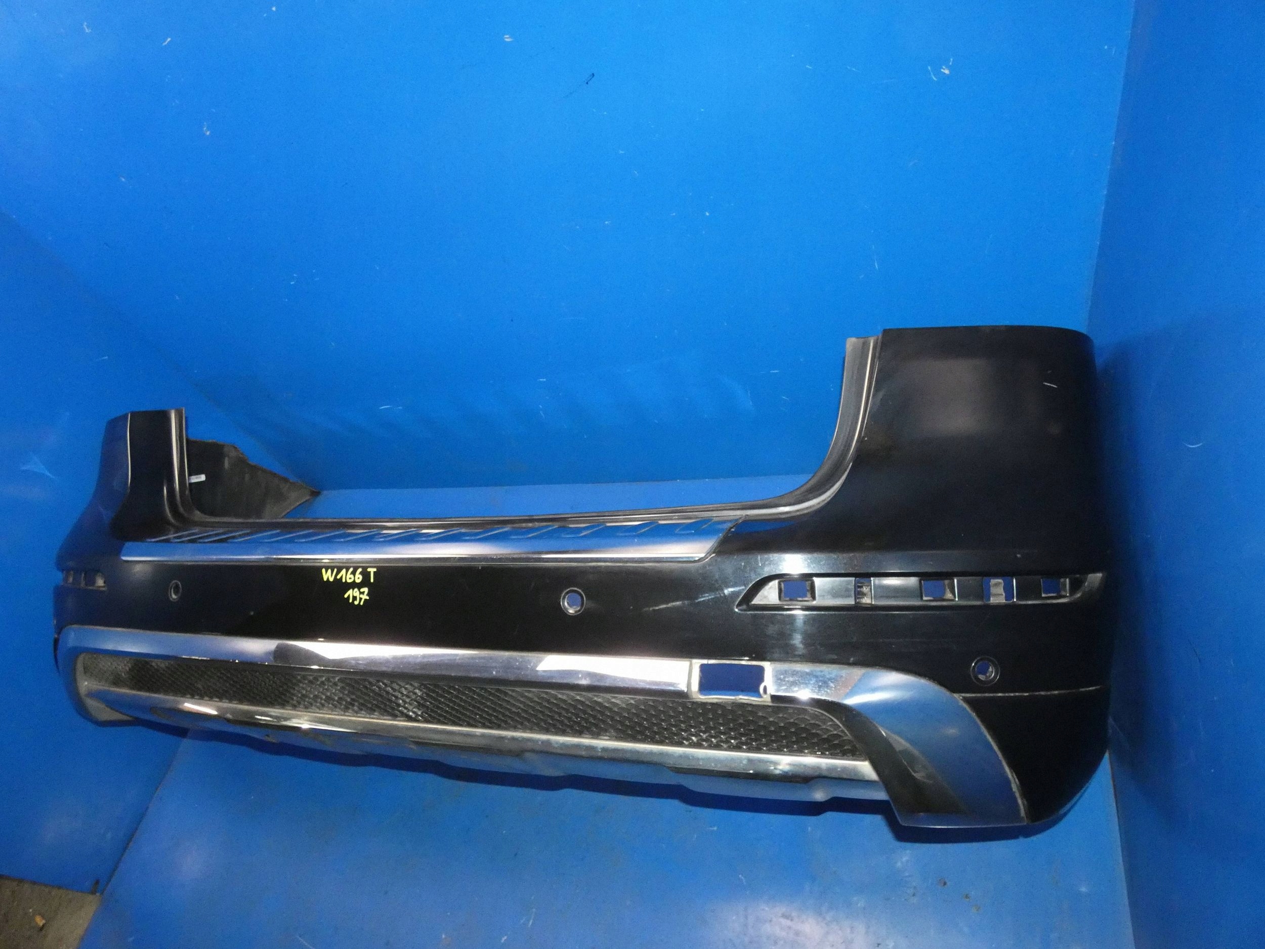 MERCEDES ML W166 GLE bumper rear part rear AMG CHROM below PDC