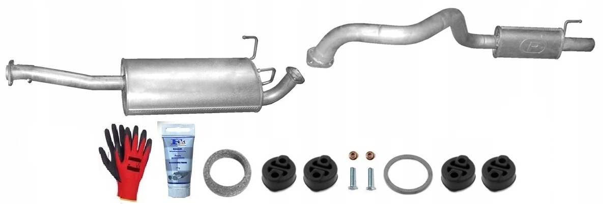 Toyota Land Cruiser 3.4 (1996-2002) verze 3 dveře sada tlumičů výfuku bonus