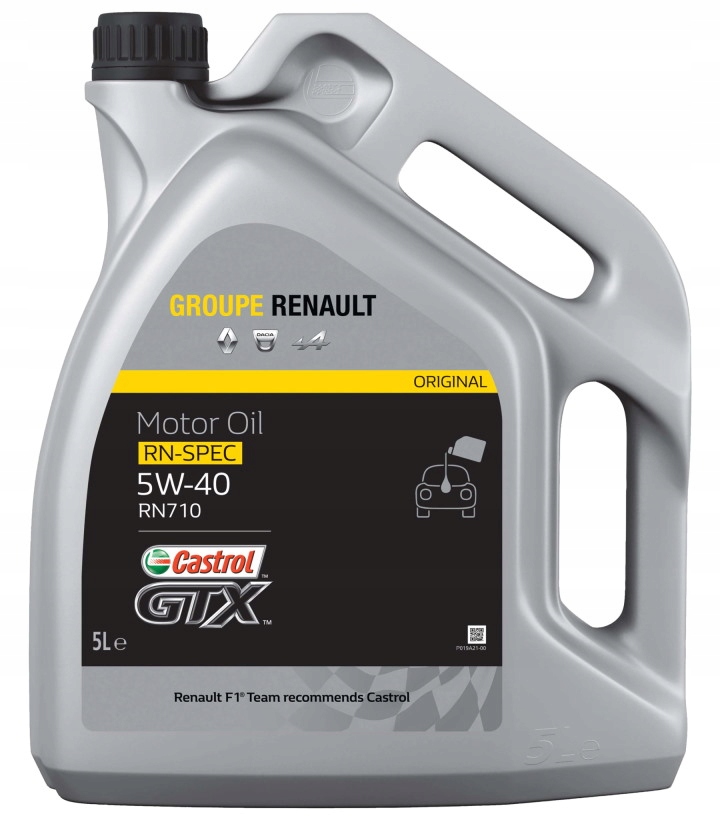 

Castrol Gtx 5W40 RN710 5L Olej Renault Rn-spec
