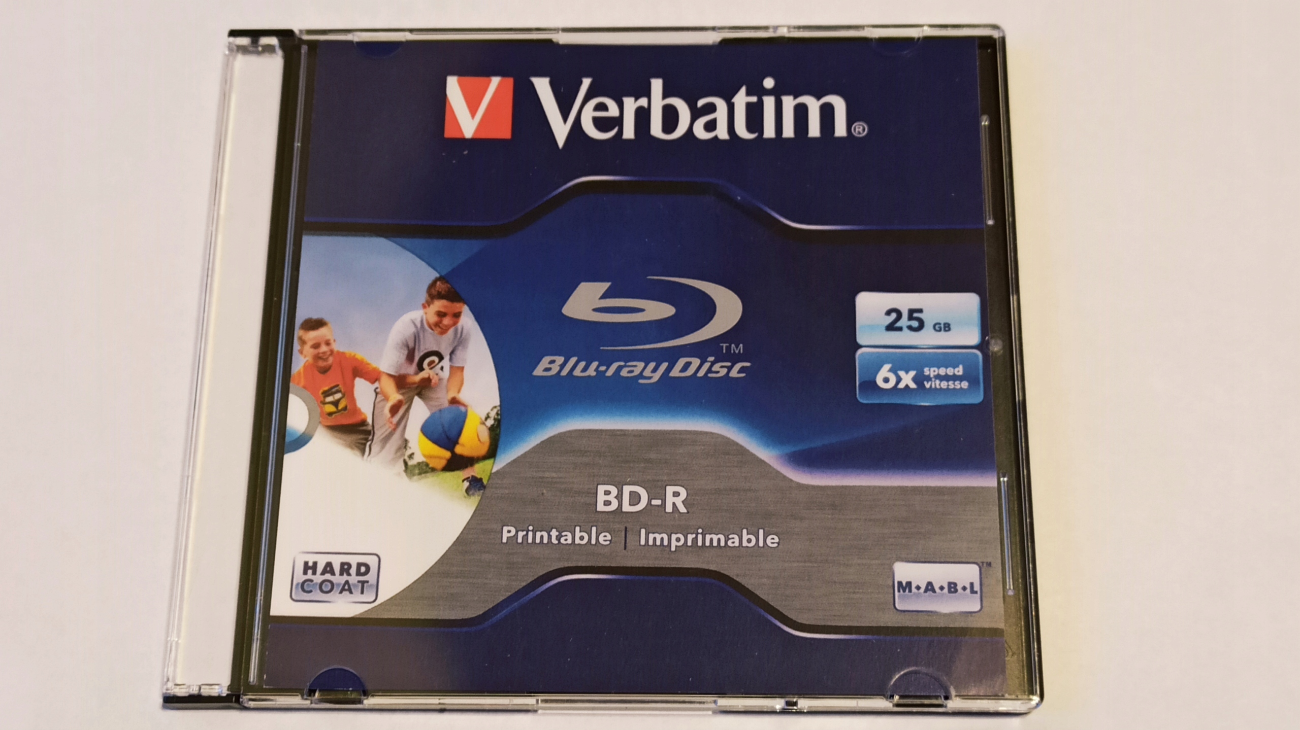 

Verbatim Bd-r 25GB x6 Printable 10szt.slim case