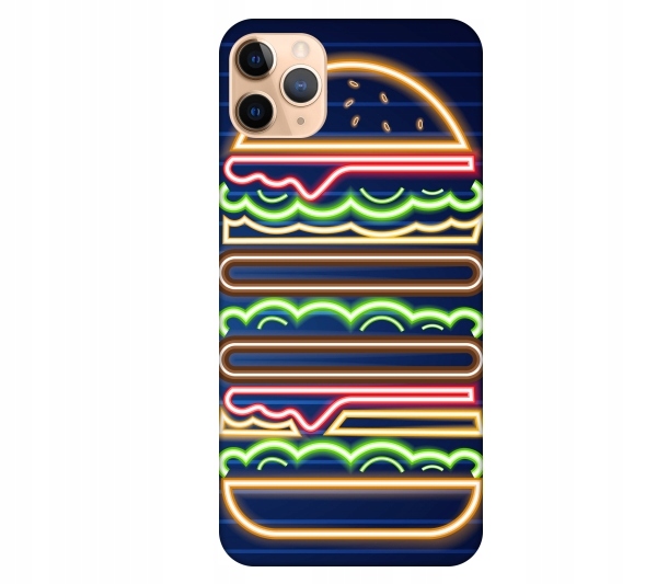 

Etui pokrowiec do iPhone 11 Pro Max Neon burger