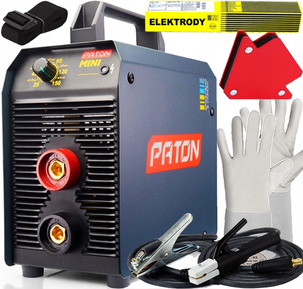 Spawarka Inwertorowa Elektrodowa Paton Mini 150A 230V Mma Tig Hot Start