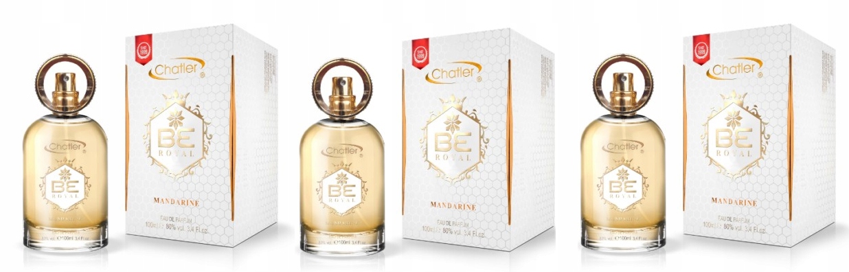 Chatler Be Royal Mandarine 3x100 ml parfémovaná voda
