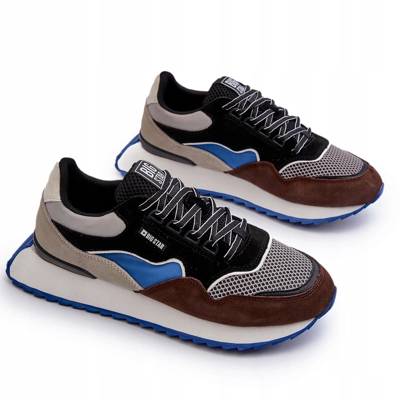 Pánské Tenisky Big Star NN174322 Hnědo-černé 43