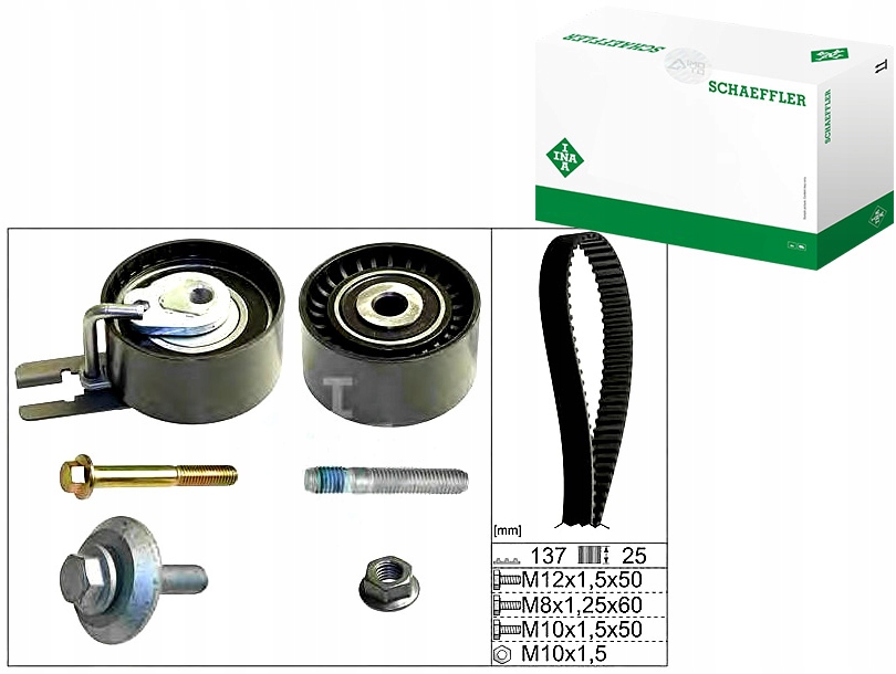 INA530 0375 10 Rozvodová Sada Peugeot 1,6HDI Asistent řidiče #33
