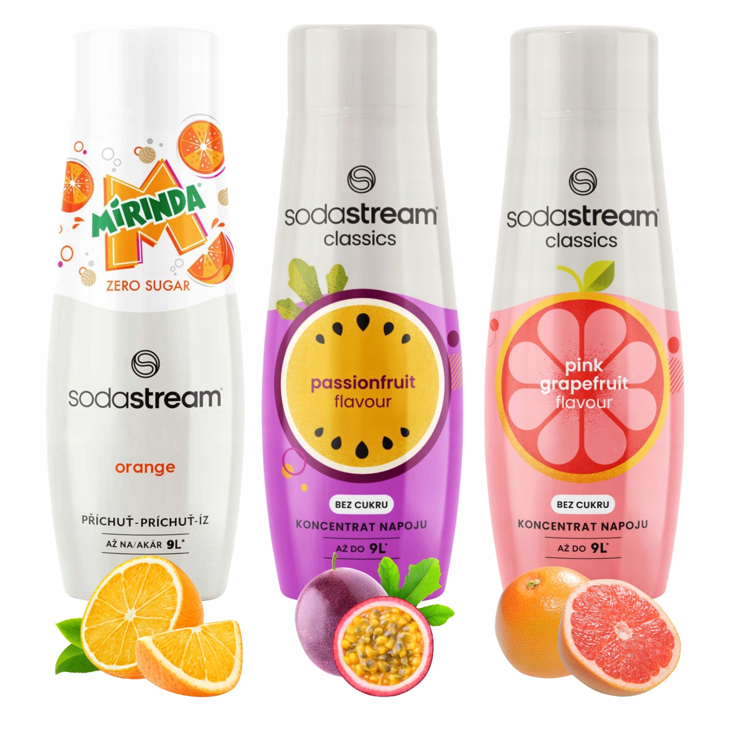 Levně Soda Stream Mirinda Zero Marakuja Grapefruit Koncentrát Ovocný sirup