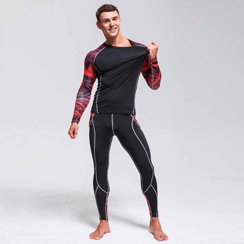 ODZIEŻ TERMOAKTYWNA RASHGUARD LEGINSY KOMPLET M Rozmiar M