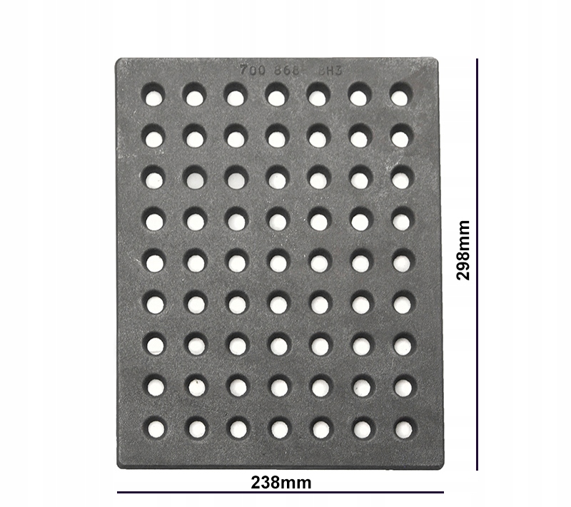 Ruszt żeliwny oryginał UNIFLAM INVICTA typ1 24x30 Kod producenta RUSZT/INVICTA/TYP1/700868