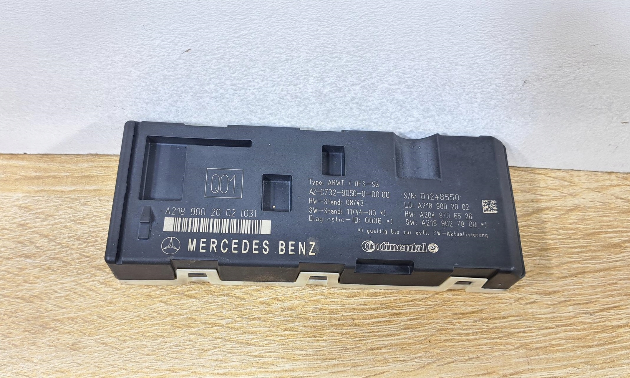 MERCEDES CLS W218 MODUŁ STEROWNIK KLAPY BAGAŻNIKA A2189002002 $
