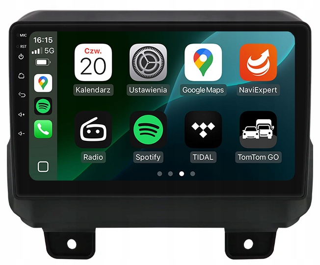 Jeep Wrangler Rádio Navigace Android Apple Carplay Duduauto