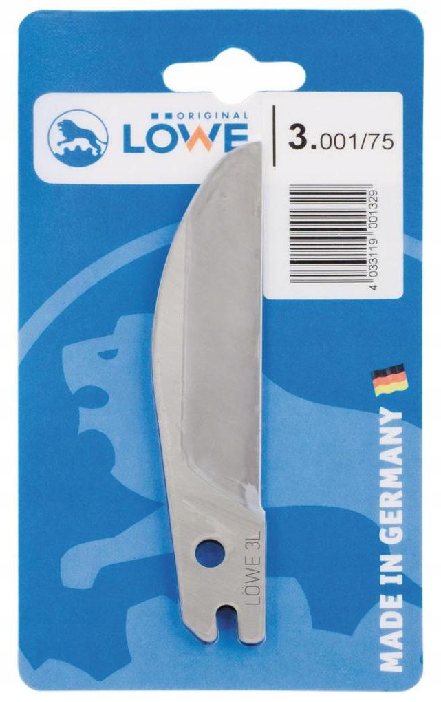 Čepel pro nůžky na stříhání kabelových kanálů 3606 3001/75, 1 Ks. Löwe